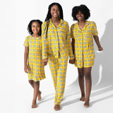 Clueless Total Betty Plaid Bamboo Women's Pajama Short Set