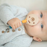 Ocean Duo Beaded Silicon Pacifier Clip