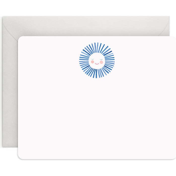 Blue Sunshine Flat Note Set