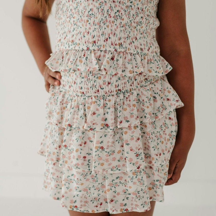 Tiered Mini Skirt