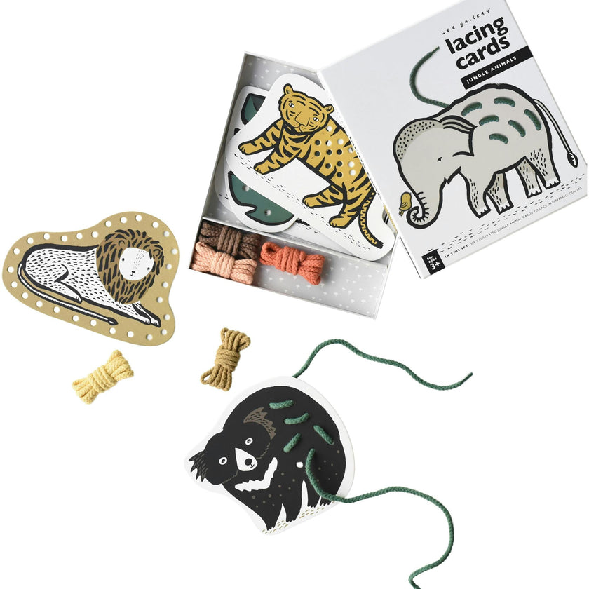 Jungle Lacing Cards