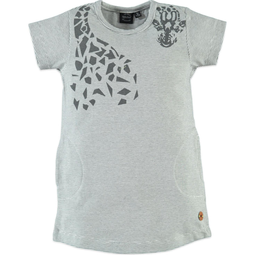 Print Short Sleeve T-Shirt Dress