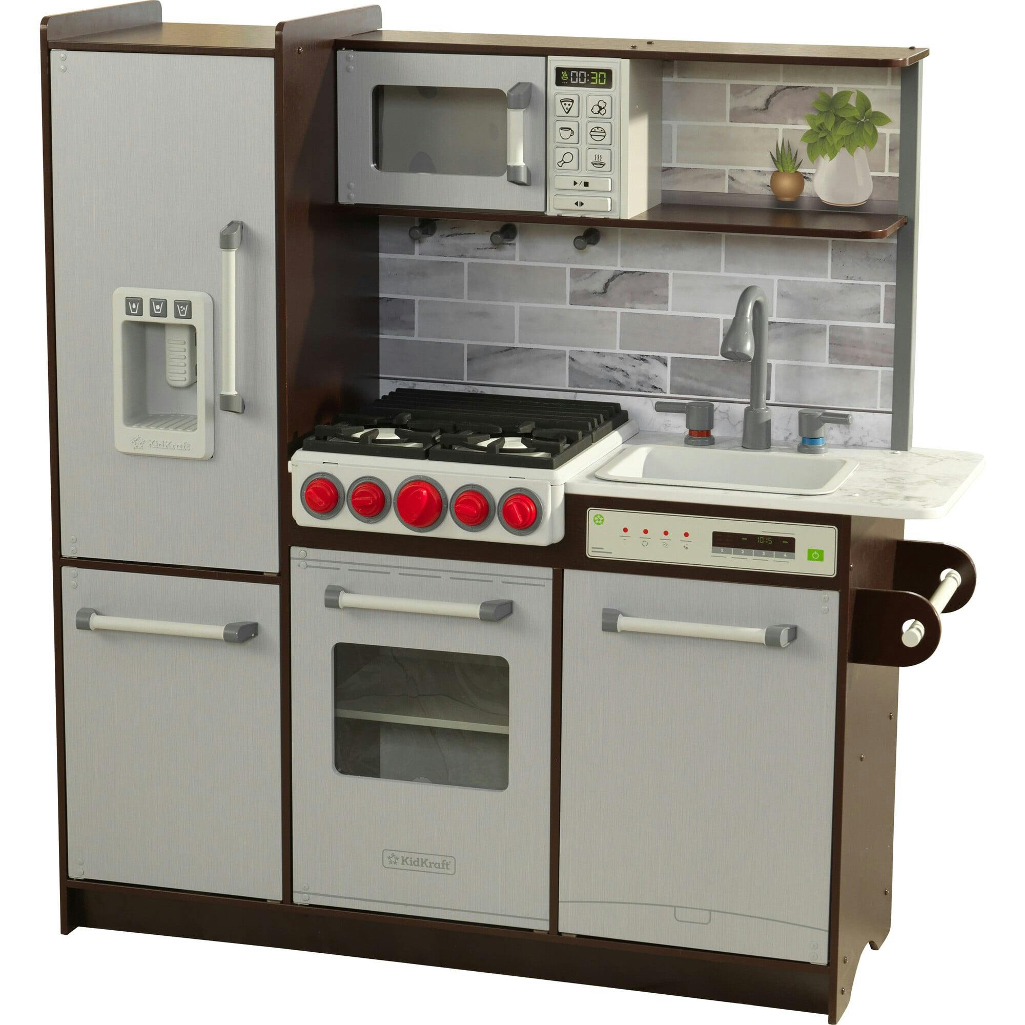 Uptown Elite Espresso Kitchen Ez Assembly