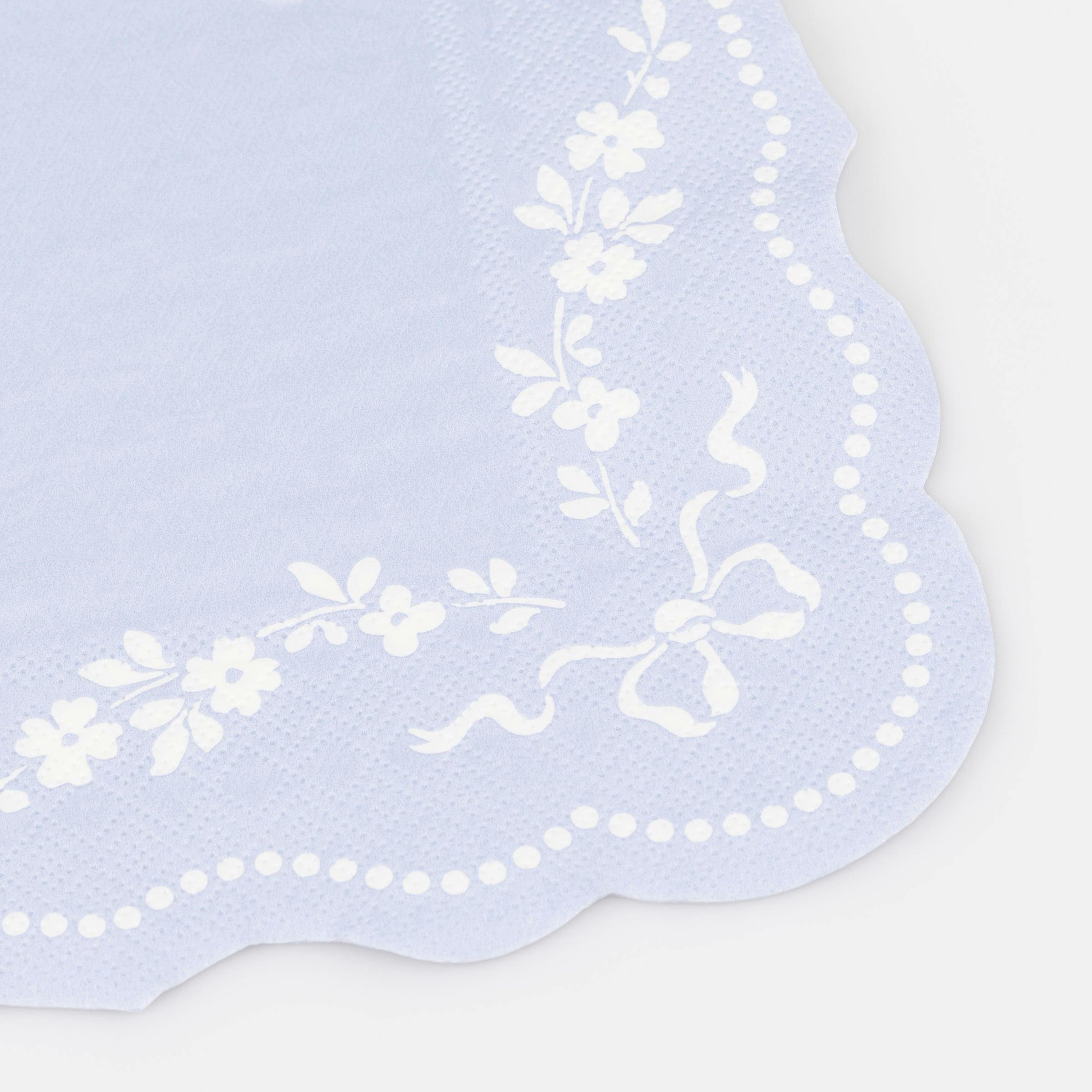 Rococo Blue Large Napkins