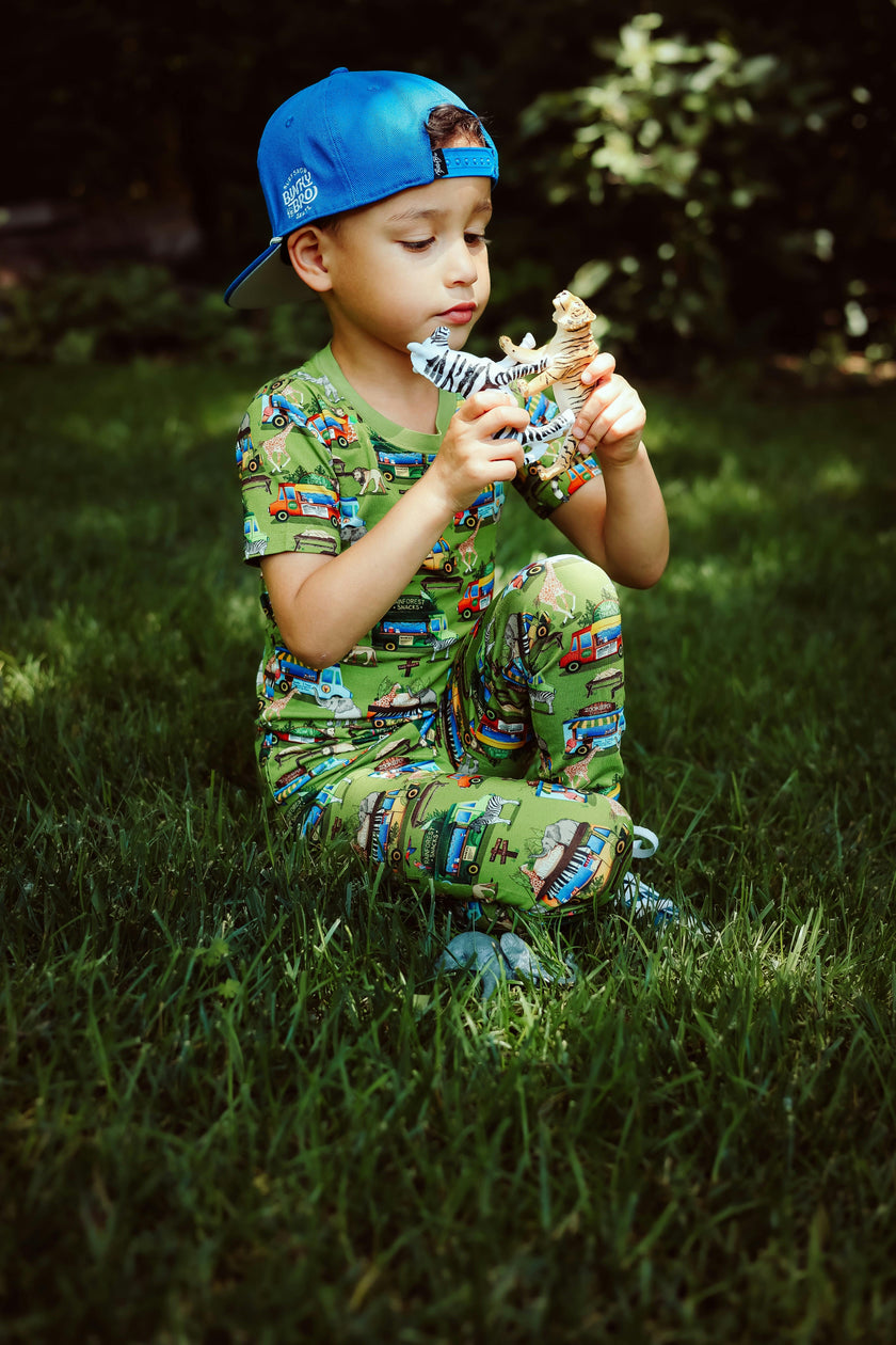 Wild Card Short Sleeve Pajama Set
