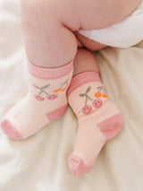 Baby Socks Trios With Zipper Wash Bag