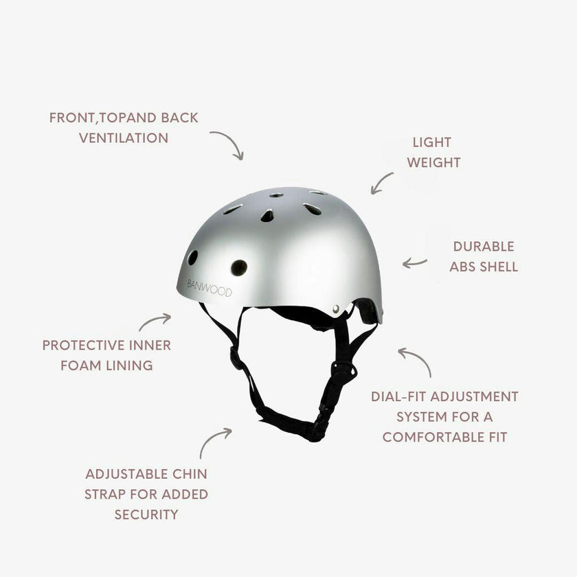 Kids helmet - Chrome