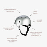 Kids helmet - Chrome
