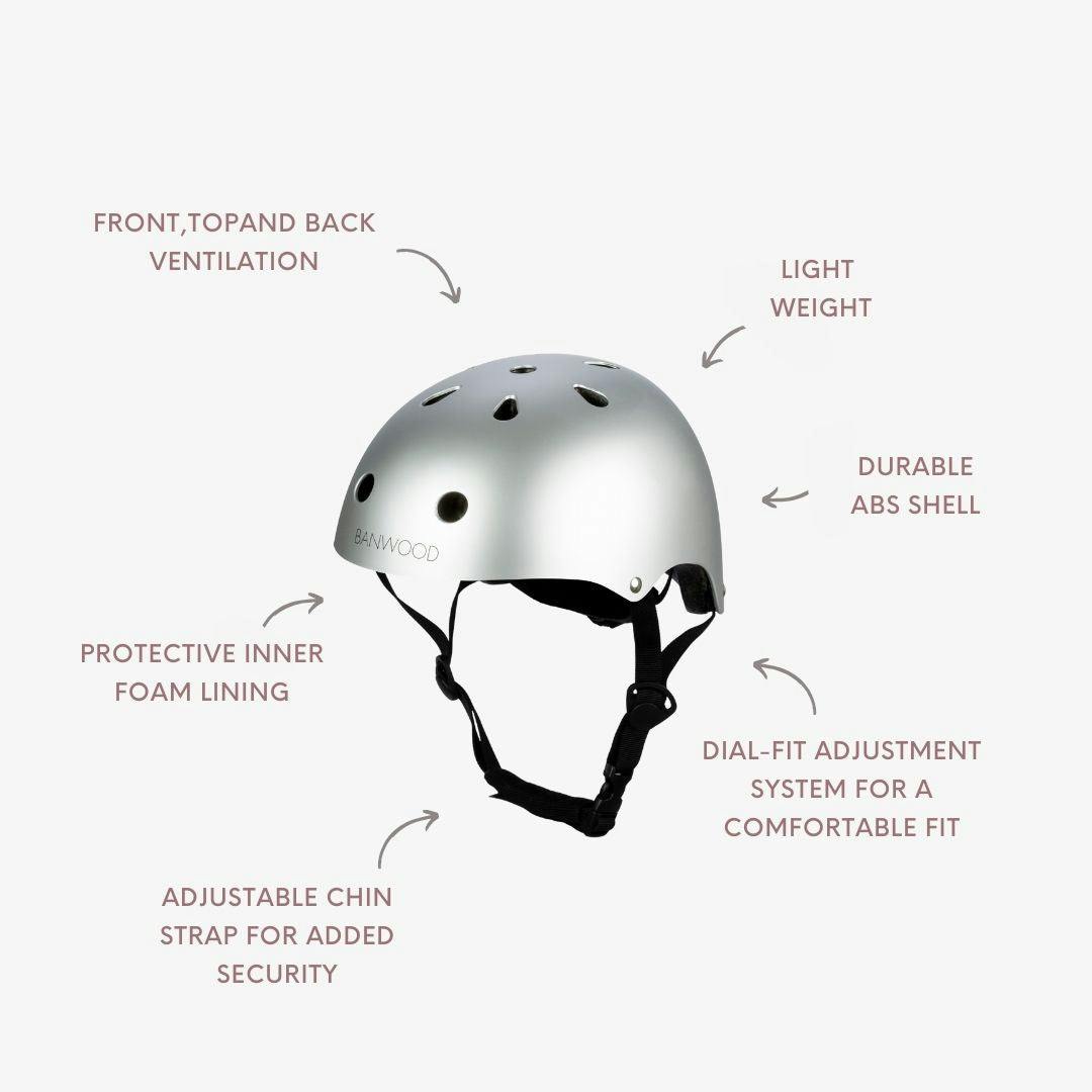 Kids helmet - Chrome