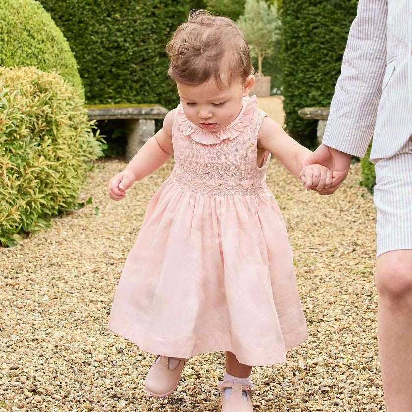 smock dress baby Affordable Smocked + Girls' Dresses from Amazon For the best fit Classic Smocked Dress & Bloomers
