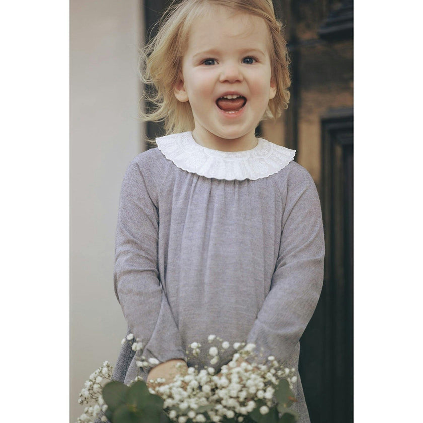 Ruffled Collar Baby Dress