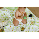 Organic Muslin Four-Layer Reversible Snug Blanket