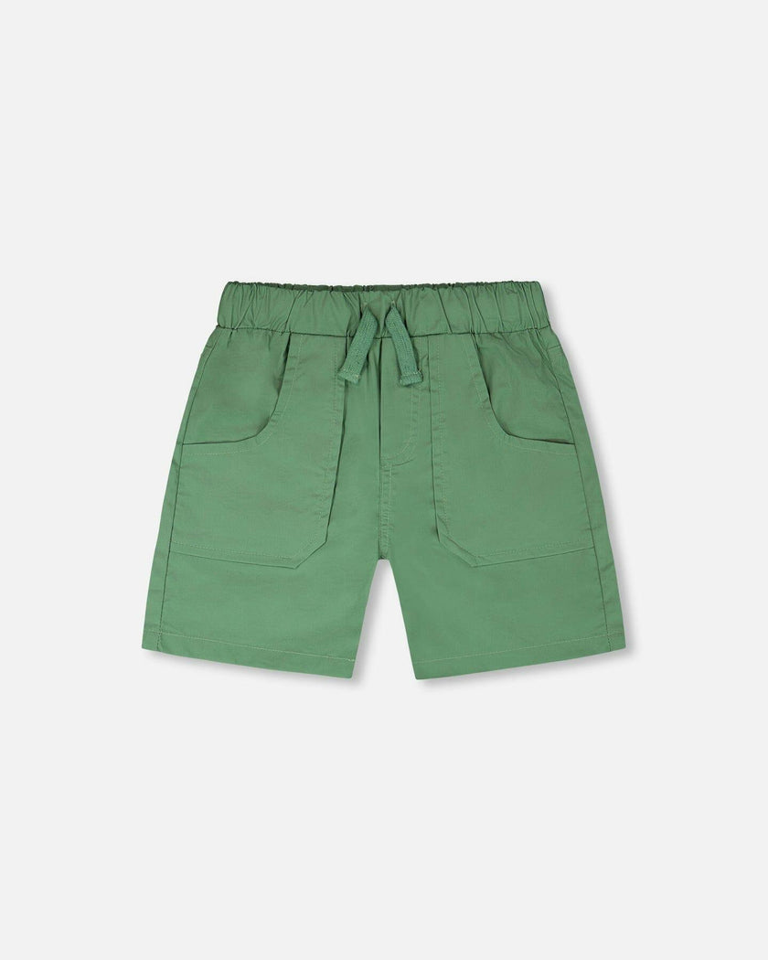 Parachute Shorts With Patch Pockets