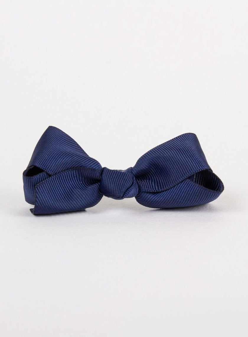 Large Bow Hair Clip in Navy