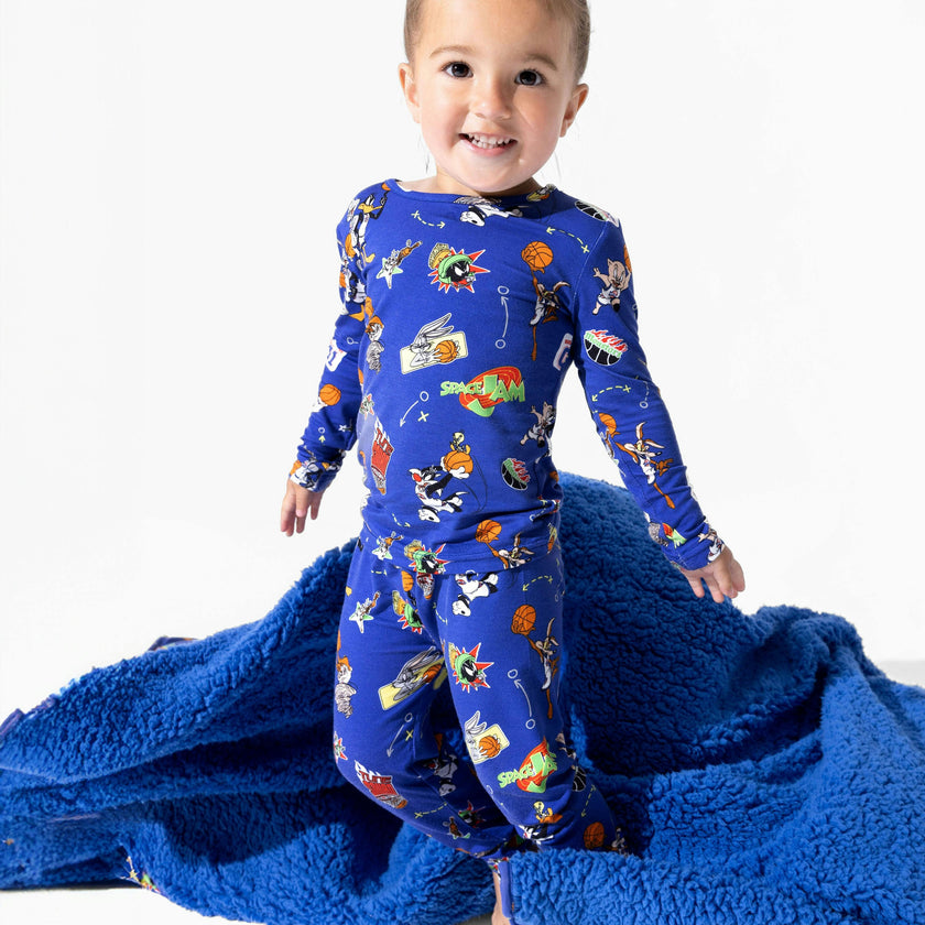 Space Jam Bamboo Sherpa Blanket