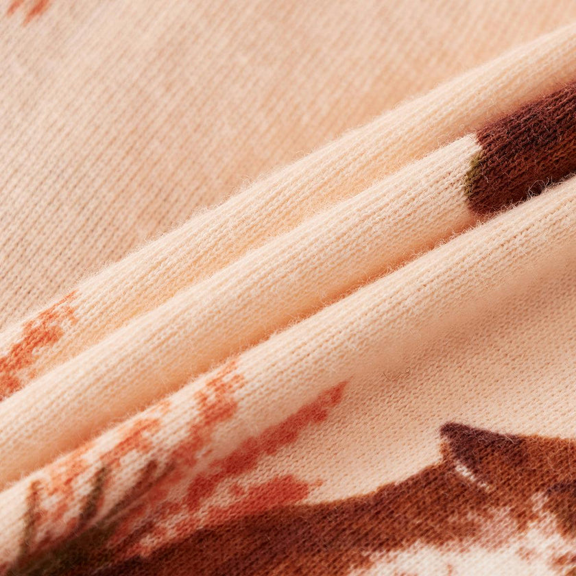 Floral Fox Organic Cotton Ruffle Bloomer
