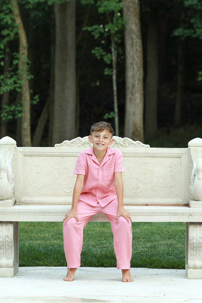 Organic Cotton Waffle Pant