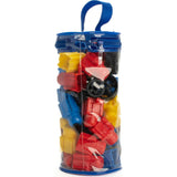 Snapo Jr. Junior Builder's Kit - 40 pcs - Colorful Blocks & Wheels