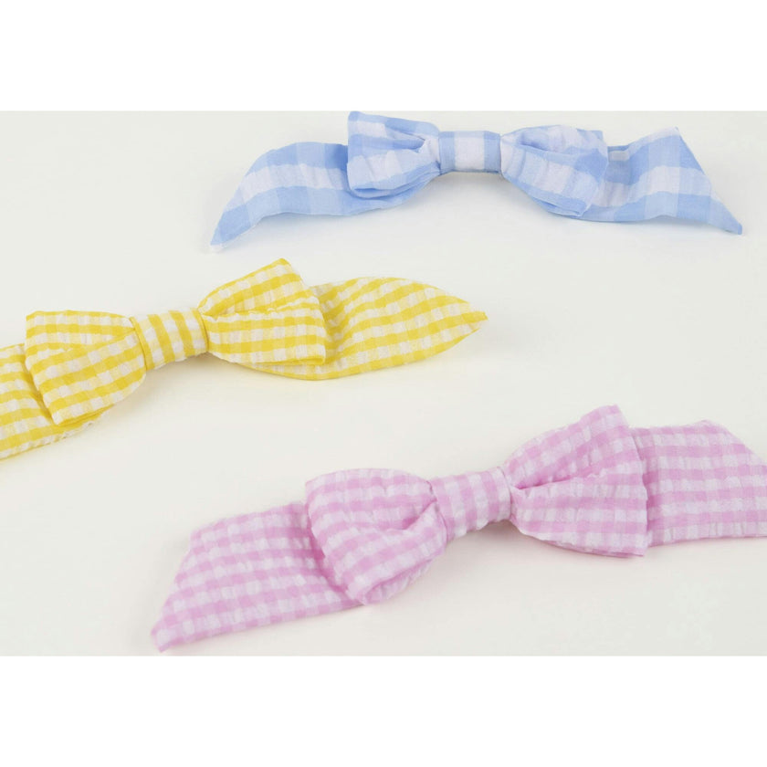 Gingham Hair Bows
