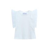 White Tulle Frill T-Shirt
