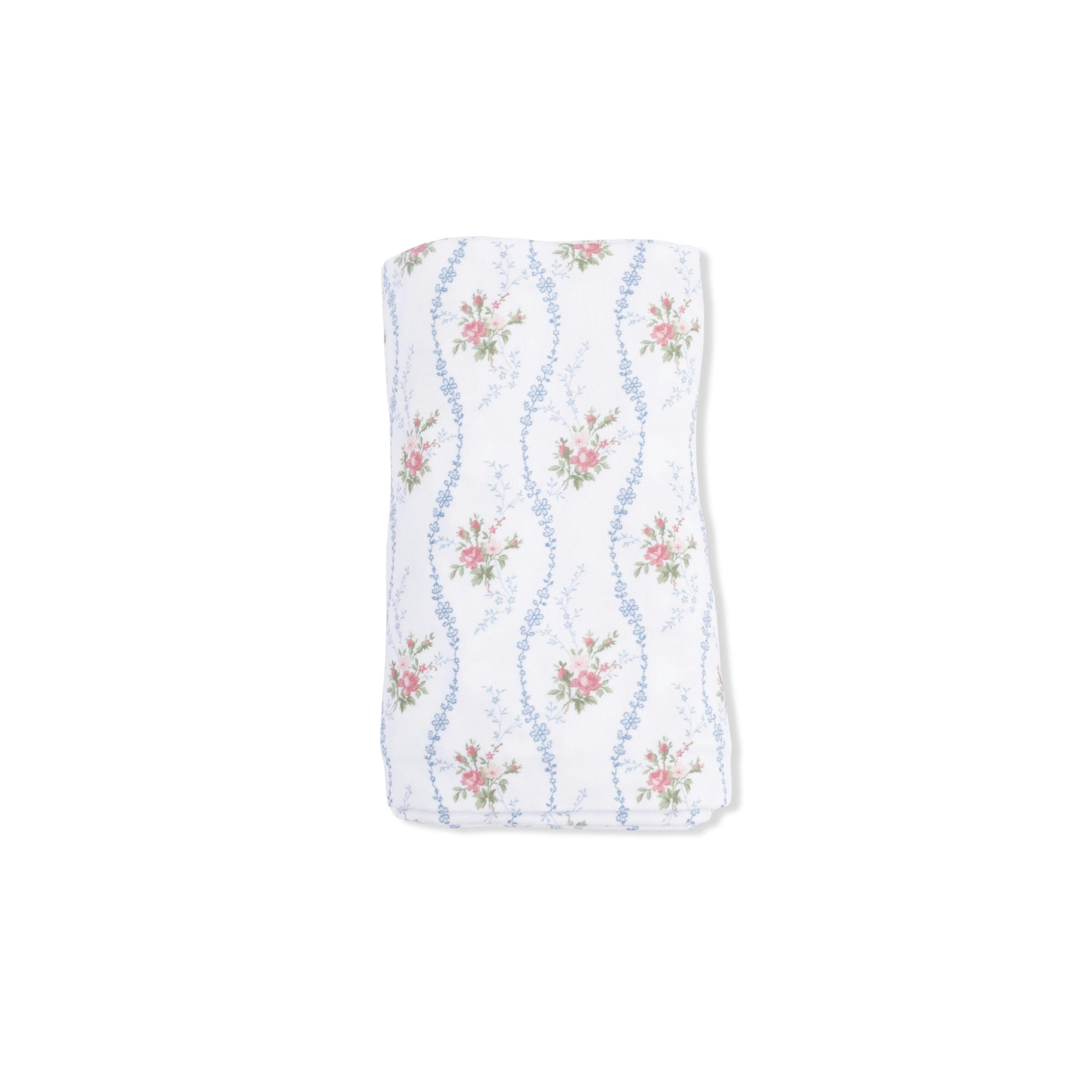 Heirloom Rose Stripe - Swaddle Blanket