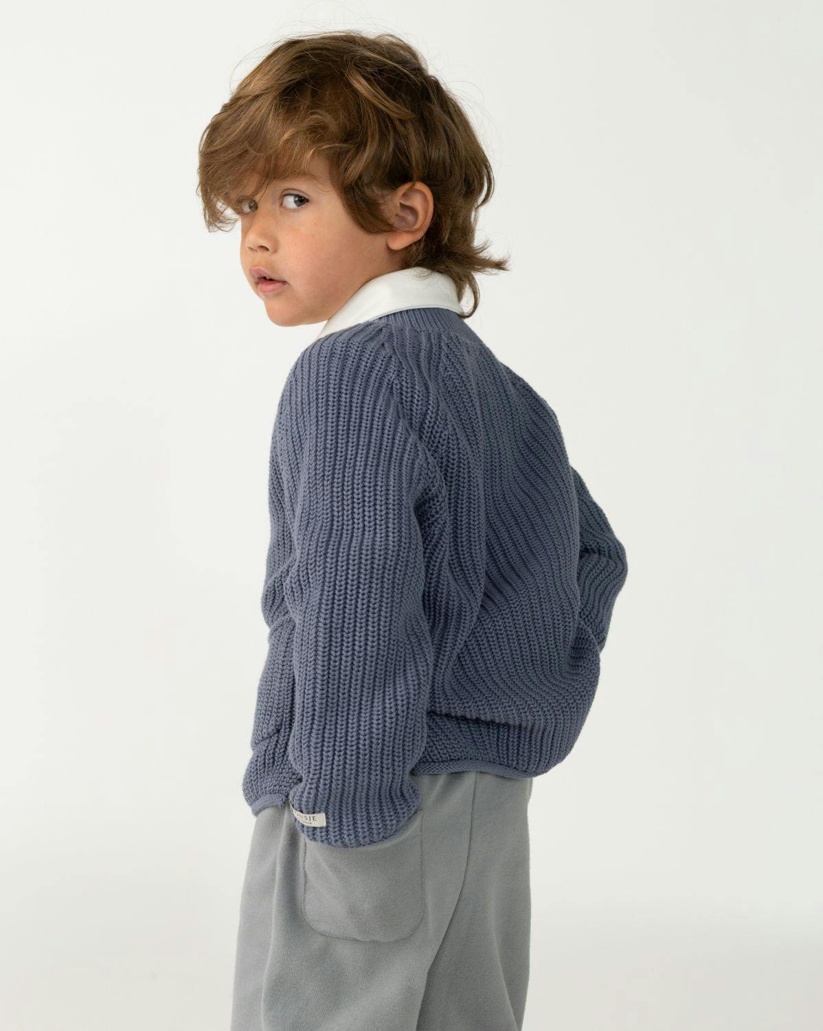 Stella Sweater | Steel Blue