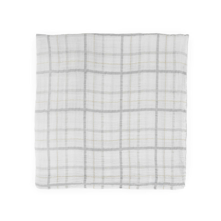 Cotton Muslin Swaddle Blanket 3 Pack - Garden Bees