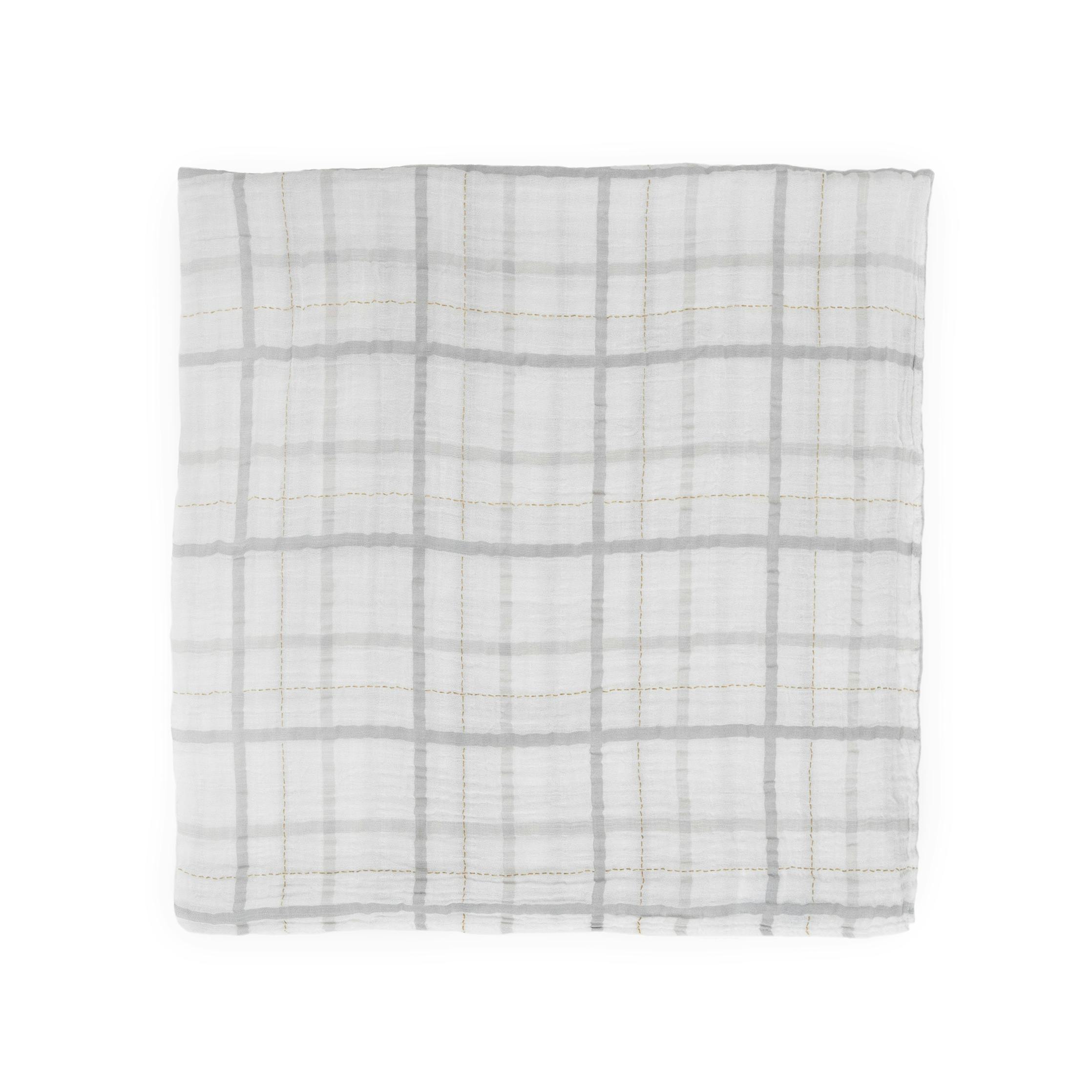 Cotton Muslin Swaddle Blanket 3 Pack - Garden Bees