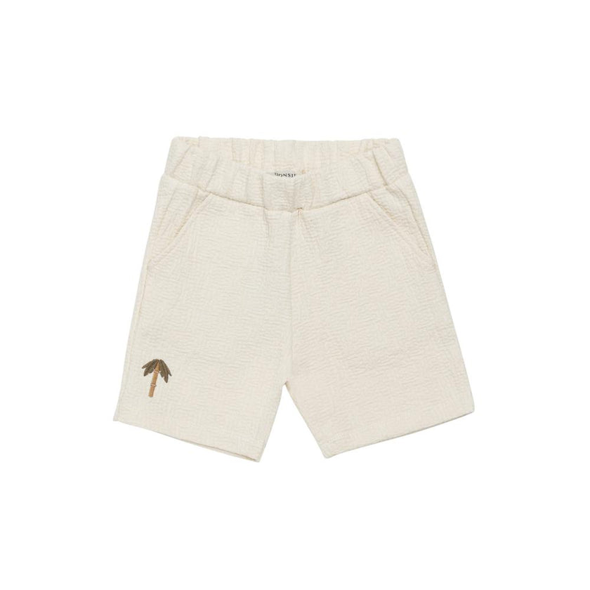 Ithri Shorts | Palm Tree | Warm White