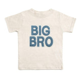 Big Bro Embroidered Patch Short Sleeve T-Shirt - Natural Heather
