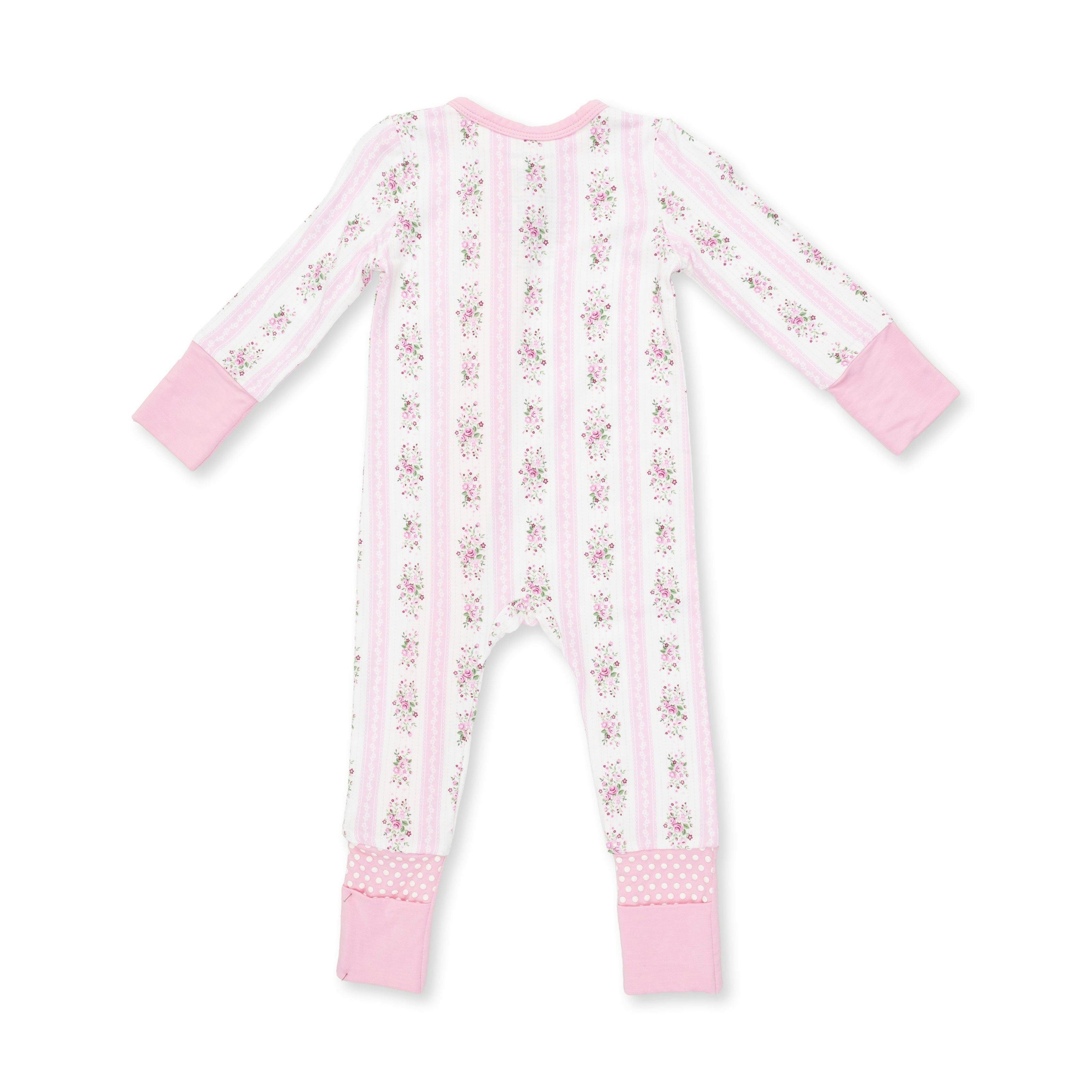 Bella Rose Stripe - Convertible Romper