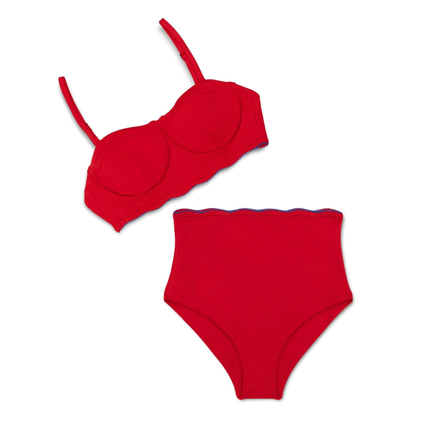 High Waisted Bikini in Rhode Island Red (Women's)