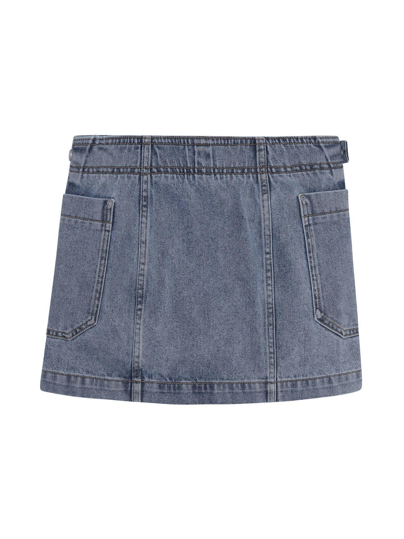 Selina Wrap Skirt | Silver Stream