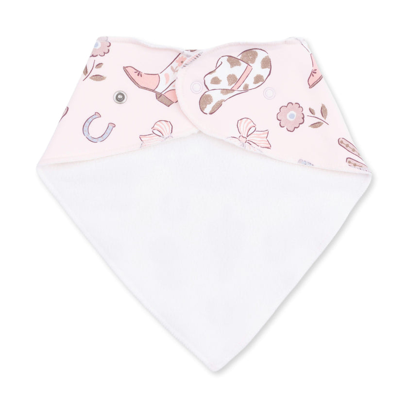 Cowgirl Boots and Bows - Bandana Bib