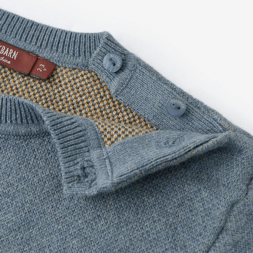 Family Knitted Birdseye Jacquard Sweater
