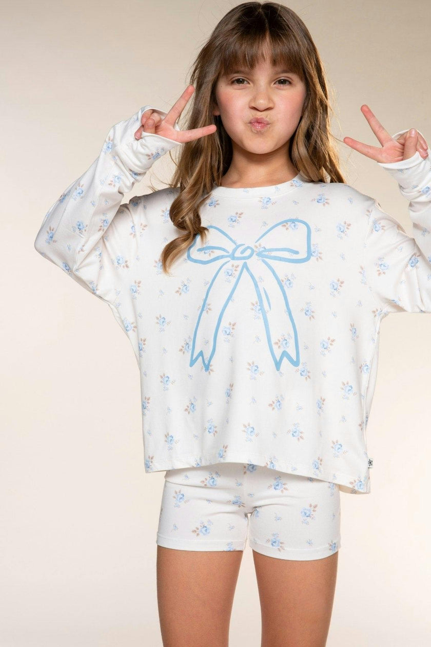 Simply Soft Long Sleeve Easy Tee & Tumble Short Lounge Set