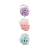 Pearl Petal Scrunchie set