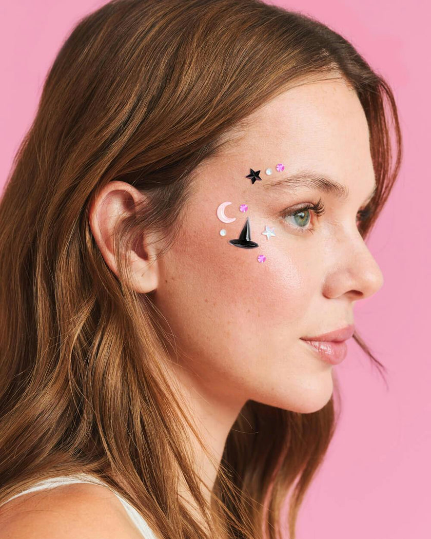 Witch Face Gems - 102 piece iridescent gem set