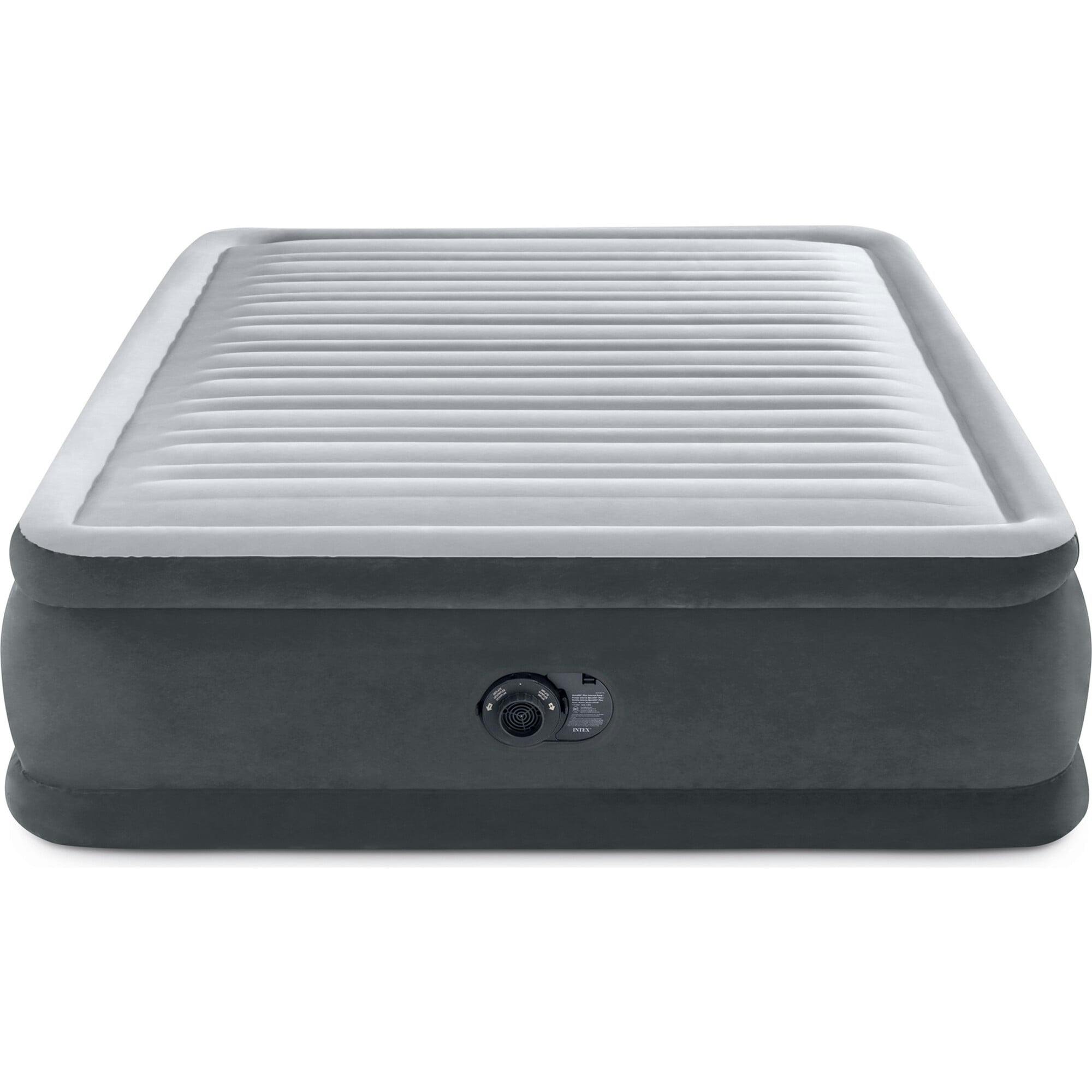 Elevated Dura Beam Fiber Tech Airbed with Built in Pump