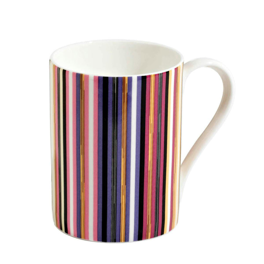 Mug Cup STRIPES Jenkins 148 in Luxury Box diam. 3", H "3.9, cap. 12.5 oz