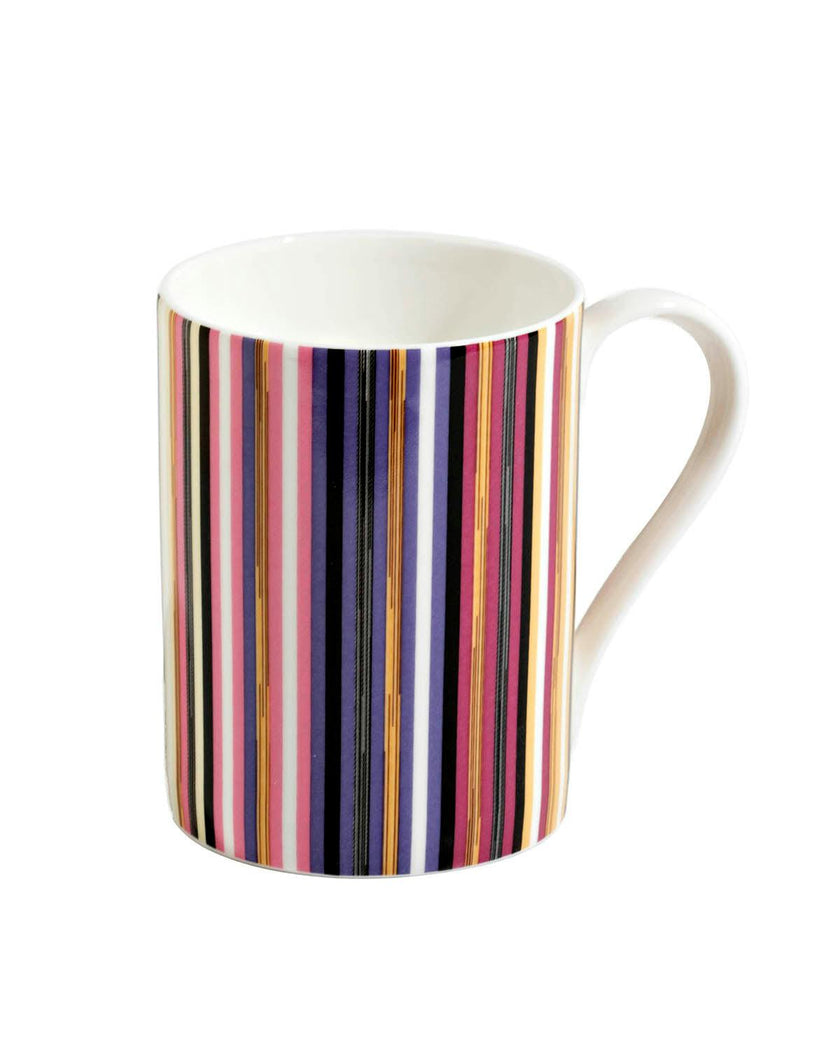 Mug Cup STRIPES Jenkins 148 in Luxury Box diam. 3", H "3.9, cap. 12.5 oz
