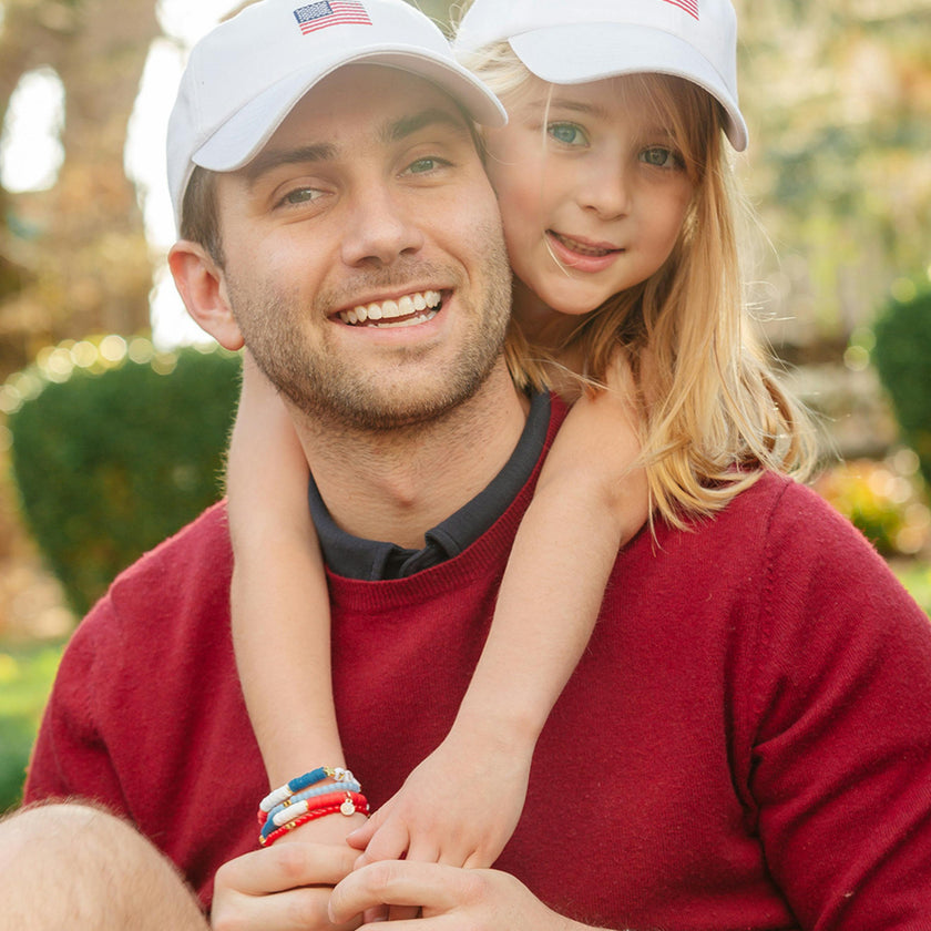 American Flag Bow Baseball Hat (Youth, Junior)