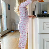 Pink Cheetah Pajama Set