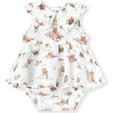 Picnic Ruffle Collar One Piece Dress
