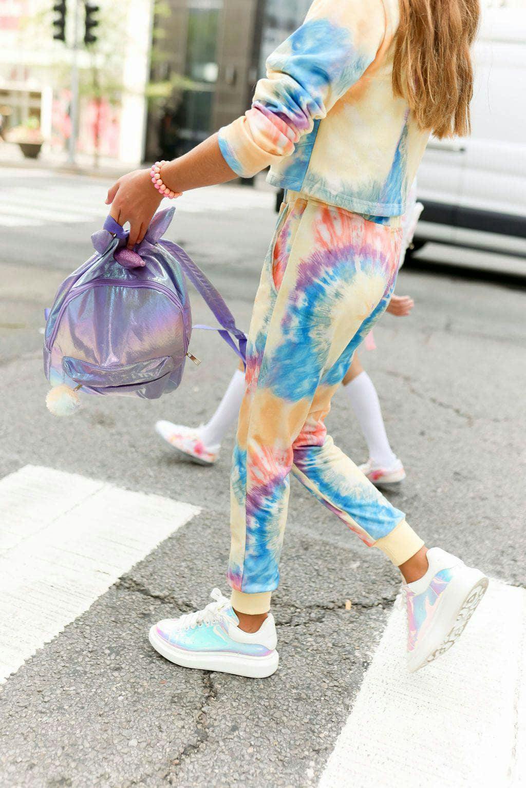 Be Happy Tie Dye Jogger Set