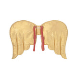 Gold Quilted Angel Wings & Crown