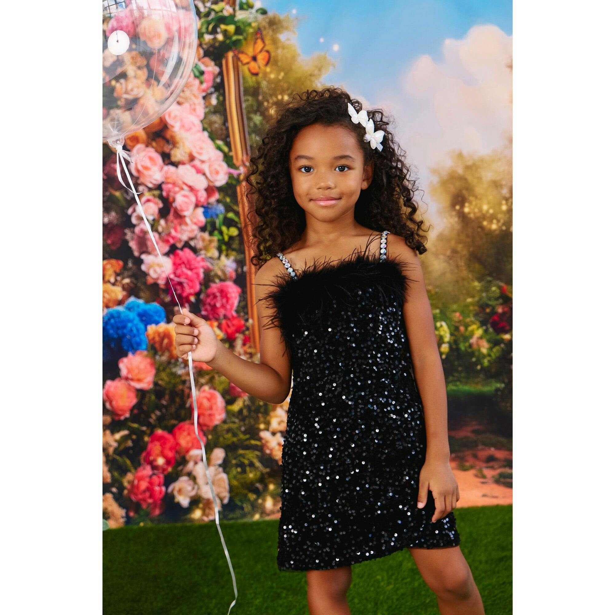 Midnight Shimmer Mini Dress