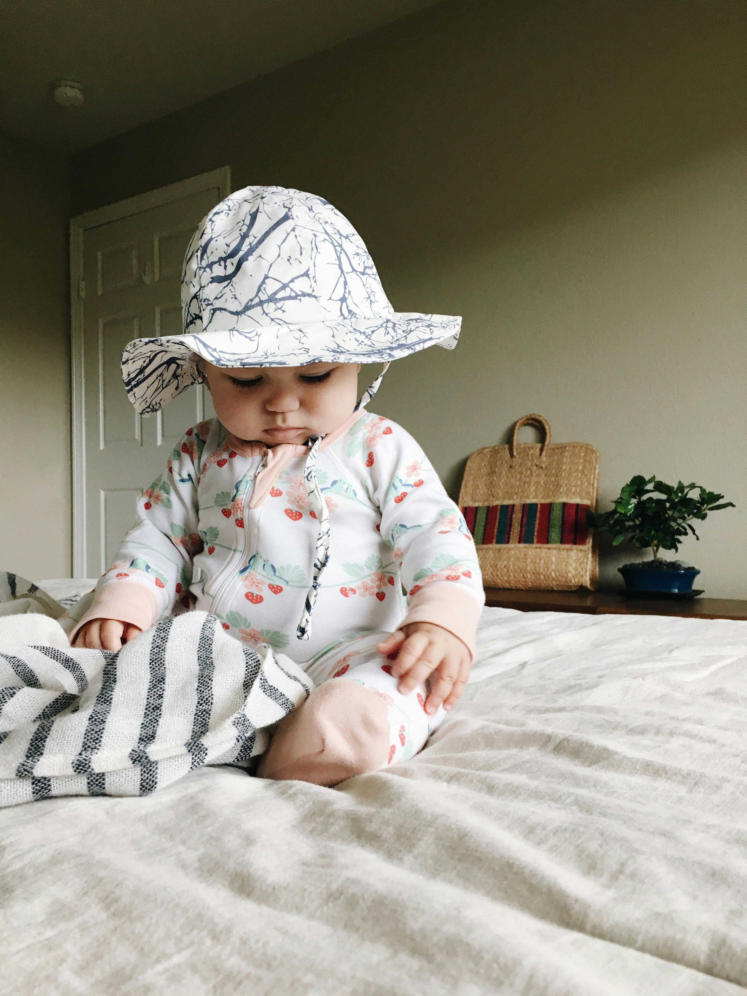 Set Of 3 Baby Summer Sun Hat #2