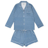 Elizabeth Women's Longsleeve Short Set - Rustic Antlers