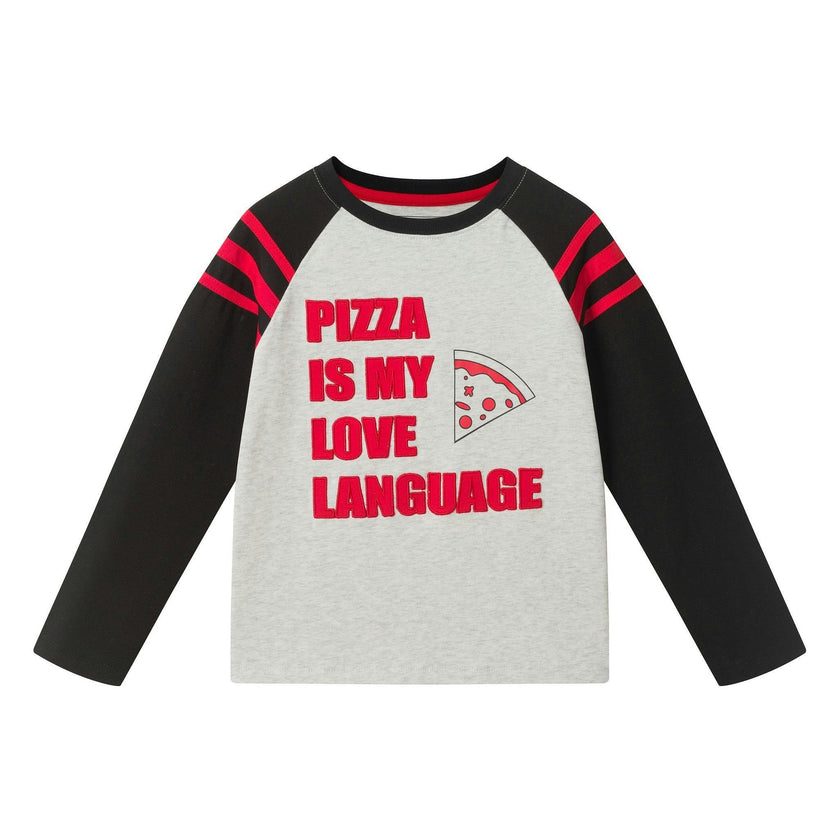 Raglan Graphic Tee | Pizza Love
